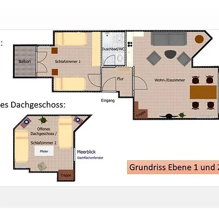 Apartment H&p Residenz Maisonette With View